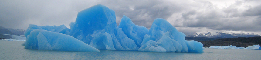 Eisberg auf Lago Argentino